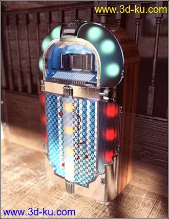 3D打印模型Vintage Jukebox的图片