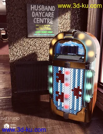 3D打印模型Vintage Jukebox的图片
