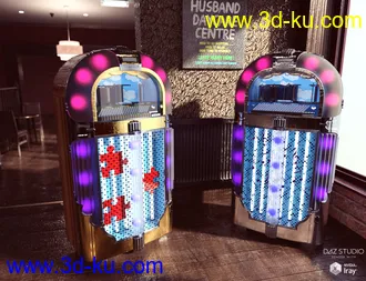3D打印模型Vintage Jukebox的图片