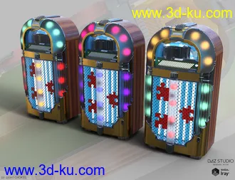 3D打印模型Vintage Jukebox的图片