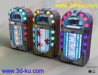 3D打印模型Vintage Jukebox的图片