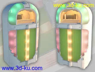 3D打印模型Vintage Jukebox的图片
