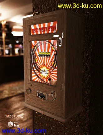 3D打印模型Vintage Slot Machine的图片