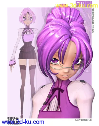 3D打印模型Violet for Star!的图片