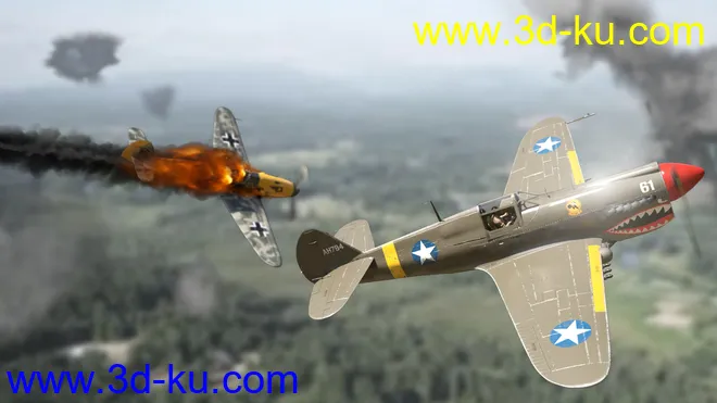 War Hawk Military Aircraft模型的图片3