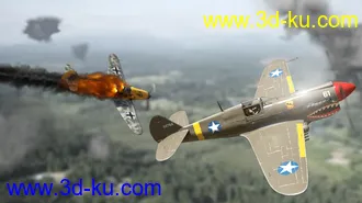 3D打印模型War Hawk Military Aircraft的图片