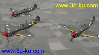 3D打印模型War Hawk Military Aircraft的图片