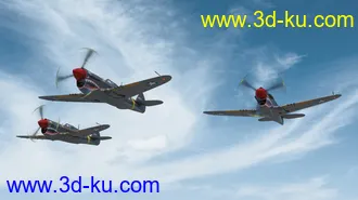 3D打印模型War Hawk Military Aircraft的图片