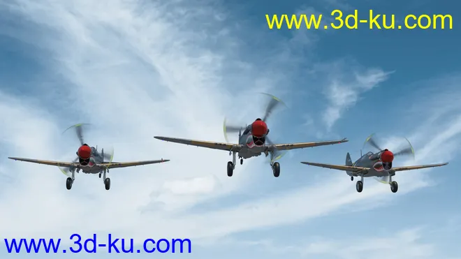 War Hawk Military Aircraft模型的图片9
