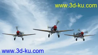 3D打印模型War Hawk Military Aircraft的图片