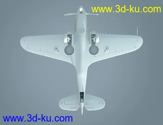 3D打印模型War Hawk Military Aircraft的图片