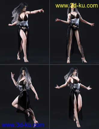 3D打印模型Wicked Sorceress Poses for Genesis 8 Female(s)的图片