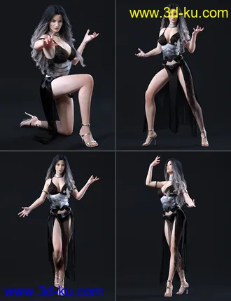 3D打印模型Wicked Sorceress Poses for Genesis 8 Female(s)的图片