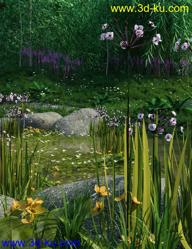 Wild Flowers - Water Plants vol 1模型的图片1