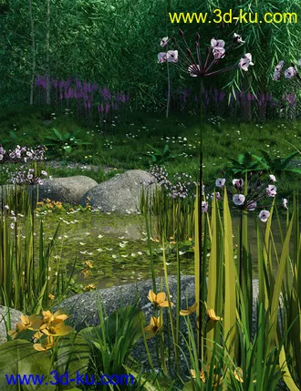 3D打印模型Wild Flowers - Water Plants vol 1的图片