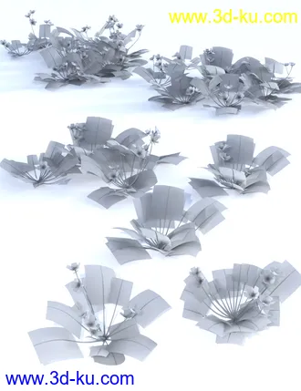 3D打印模型Wild Flowers - Water Plants vol 1的图片