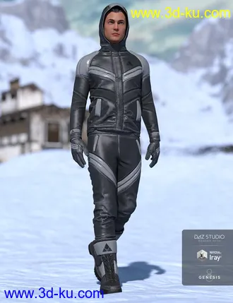 3D打印模型Winter Clothing for Genesis 8 Male(s)的图片