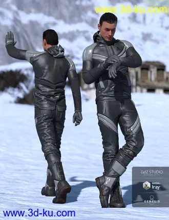 3D打印模型Winter Clothing for Genesis 8 Male(s)的图片