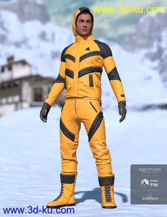 3D打印模型Winter Clothing for Genesis 8 Male(s)的图片