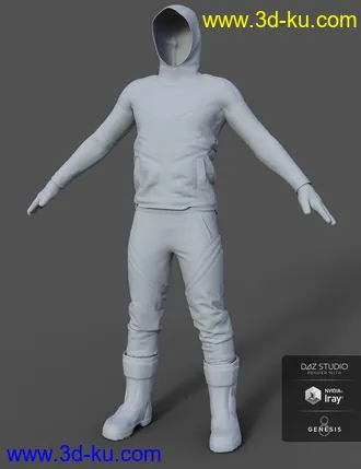 3D打印模型Winter Clothing for Genesis 8 Male(s)的图片