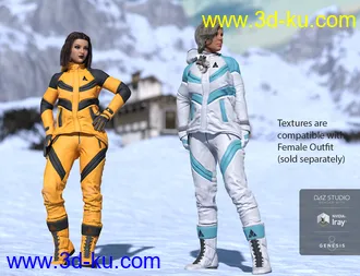 3D打印模型Winter Clothing for Genesis 8 Male(s)的图片