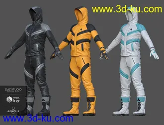3D打印模型Winter Clothing for Genesis 8 Male(s)的图片
