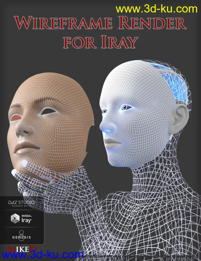 Wireframe Render for Iray模型的图片1