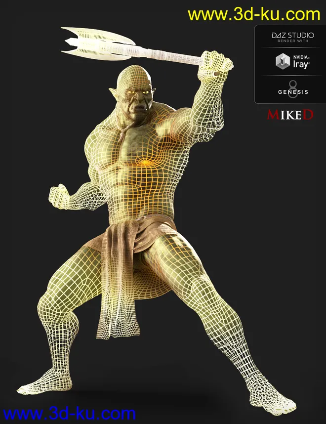 Wireframe Render for Iray模型的图片4
