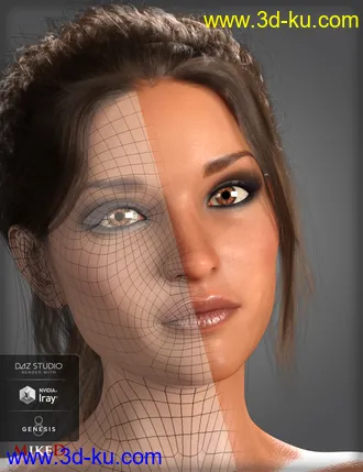 3D打印模型Wireframe Render for Iray的图片