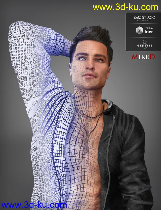 Wireframe Render for Iray模型的图片8