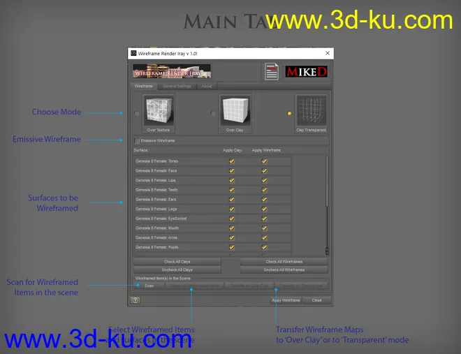 Wireframe Render for Iray模型的图片10