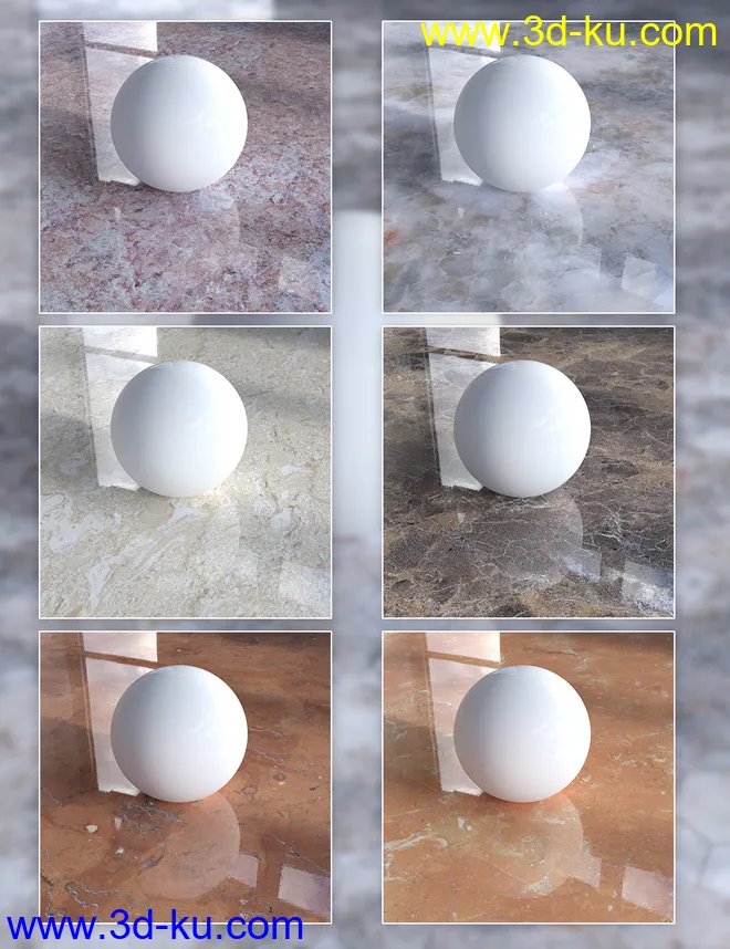 Wood and Marble - Iray Shaders模型的图片7
