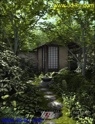 3D打印模型World Gardens Japan for Daz Studio的图片
