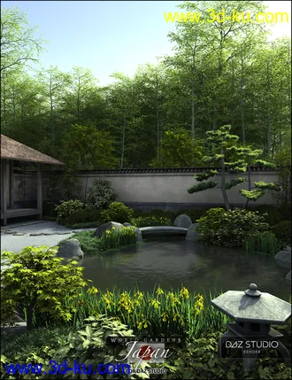3D打印模型World Gardens Japan for Daz Studio的图片