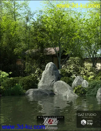 3D打印模型World Gardens Japan for Daz Studio的图片