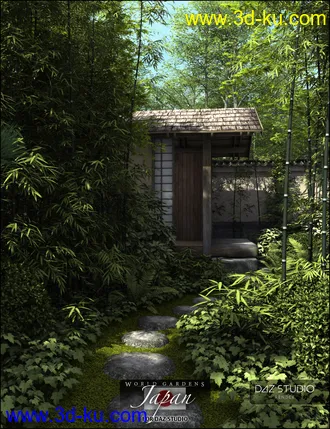 3D打印模型World Gardens Japan for Daz Studio的图片