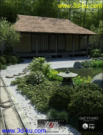3D打印模型World Gardens Japan for Daz Studio的图片