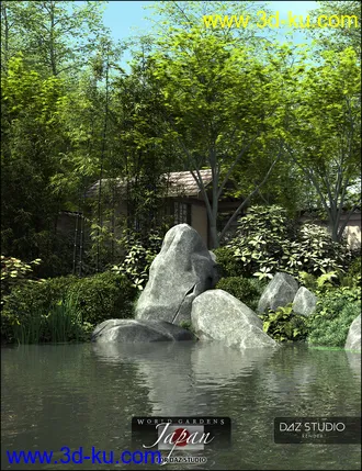 3D打印模型World Gardens Japan for Daz Studio的图片