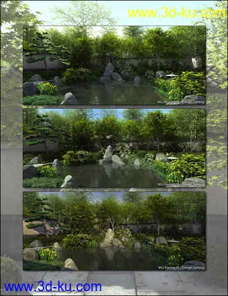 3D打印模型World Gardens Japan for Daz Studio的图片