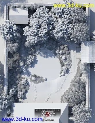 3D打印模型World Gardens Japan for Daz Studio的图片