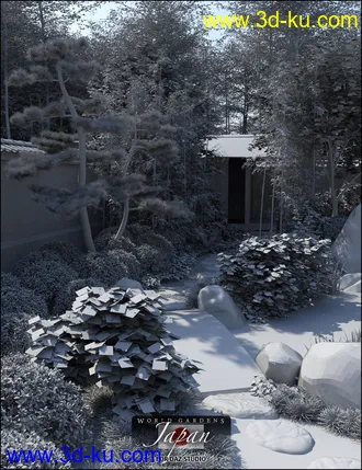 3D打印模型World Gardens Japan for Daz Studio的图片