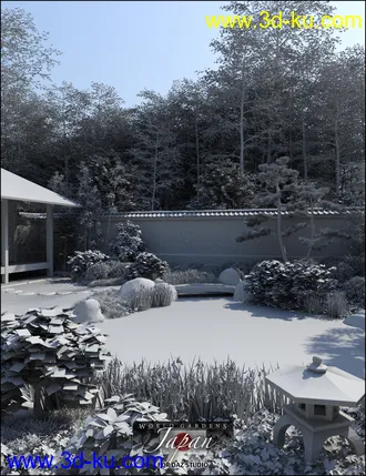 3D打印模型World Gardens Japan for Daz Studio的图片