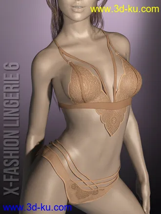 3D打印模型X-Fashion Lingerie6 for G3F的图片