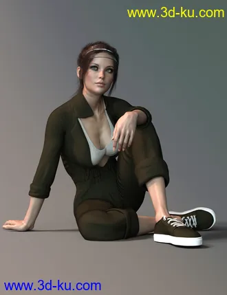 3D打印模型X-Fashion Uniform 02 for Genesis 8 Female(s)的图片
