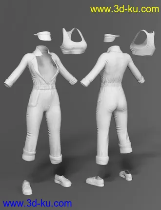3D打印模型X-Fashion Uniform 02 for Genesis 8 Female(s)的图片