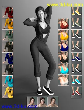 3D打印模型X-Fashion Uniform 02 for Genesis 8 Female(s)的图片