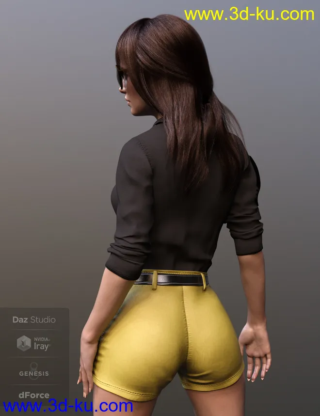X-Fashion Uniform for Genesis 8 Female(s)模型的图片4