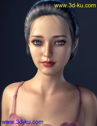 3D打印模型XiaoFang Character and Hair For Genesis 8 Female(s)的图片
