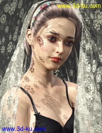 3D打印模型XiaoFang Character and Hair For Genesis 8 Female(s)的图片