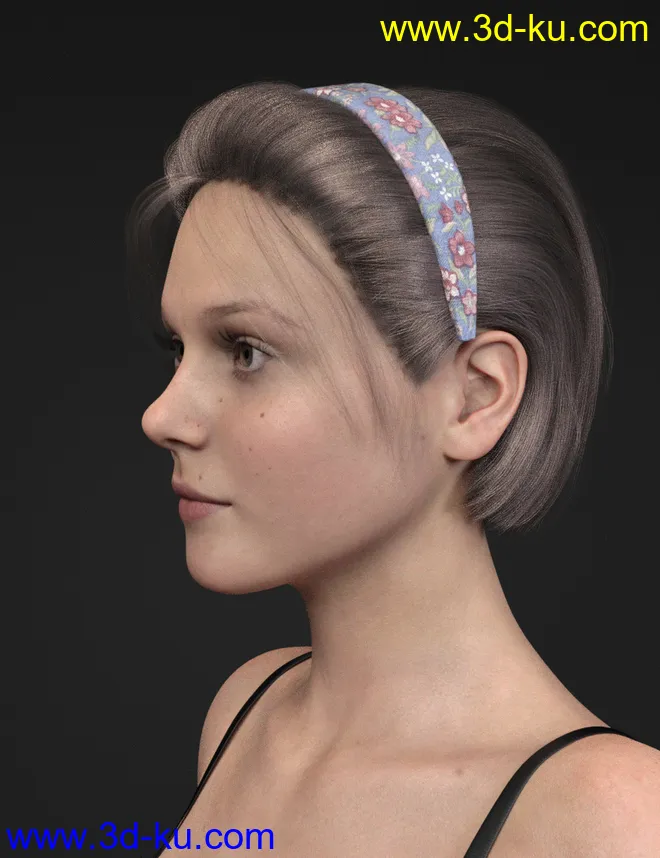 XiaoFang Character and Hair For Genesis 8 Female(s)模型的图片5